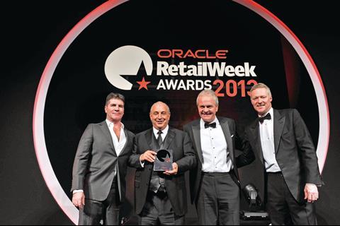 Outstanding Contribution to Retail Award 2013